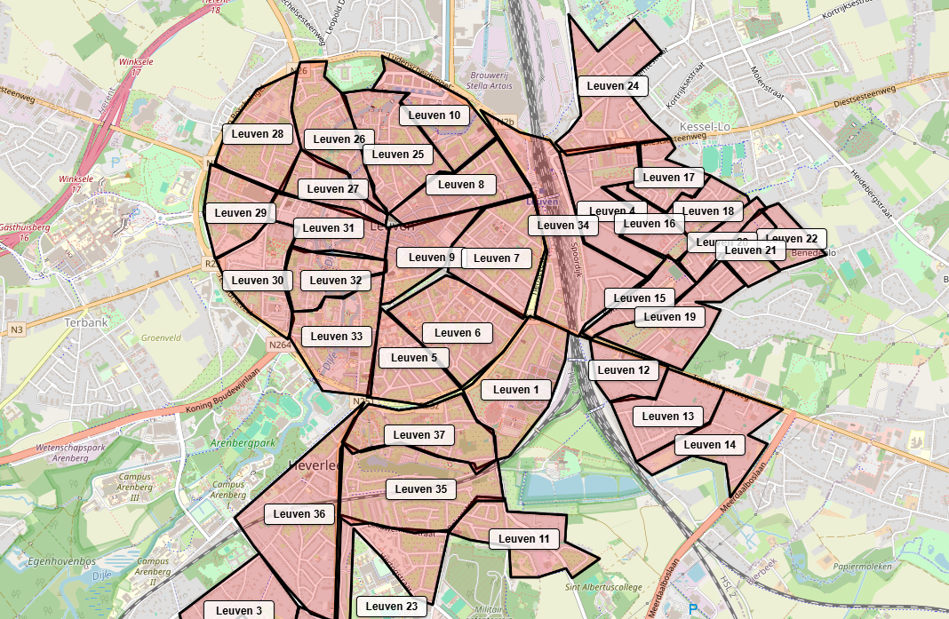 Zone Distribution Map