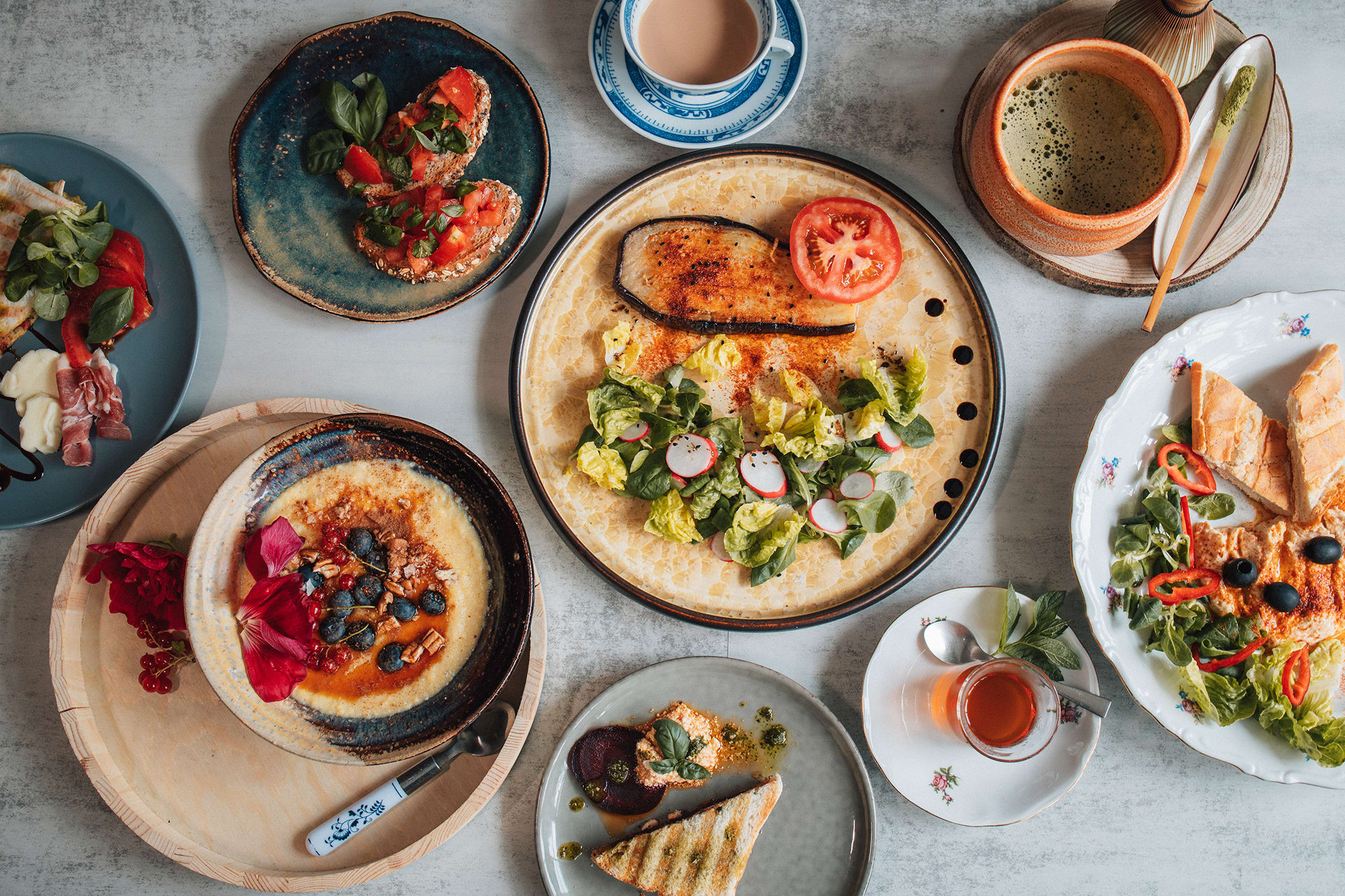 Kenjistudio - Fotografie jídla - snídaně - ovesná kaše - toasty