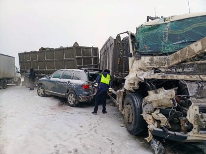 Массовые аварии и черепашья скорость: на Урал обрушился снегопад