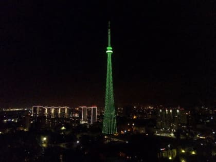 Челябинская телебашня станет огромной ёлкой