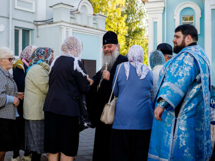 Архиерейское всенощное бдение совершено в канун празднования Рождества Пресвятой Богородицы