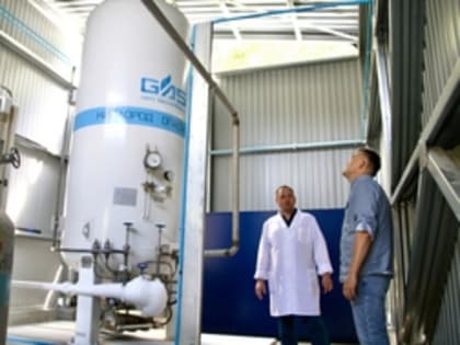 Новая кислородная станция стоимостью 9 млн рублей установлена в областном токсикоцентре