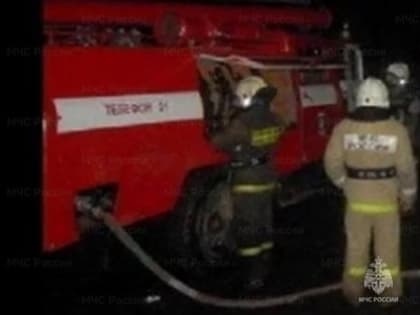 В Новоуткинске пожар уничтожил баню и повредил квартиру