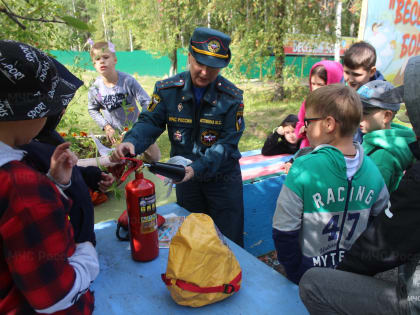 Правовая игра «Тропа безопасности» прошла в Серовском детском оздоровительном лагере