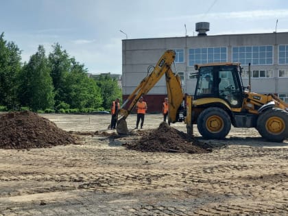 В Краснотурьинске стартовало строительство стадиона школы №17