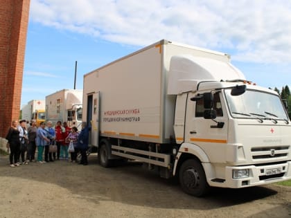 Автопоезд здоровья «Добро в село» побывал в Гарях