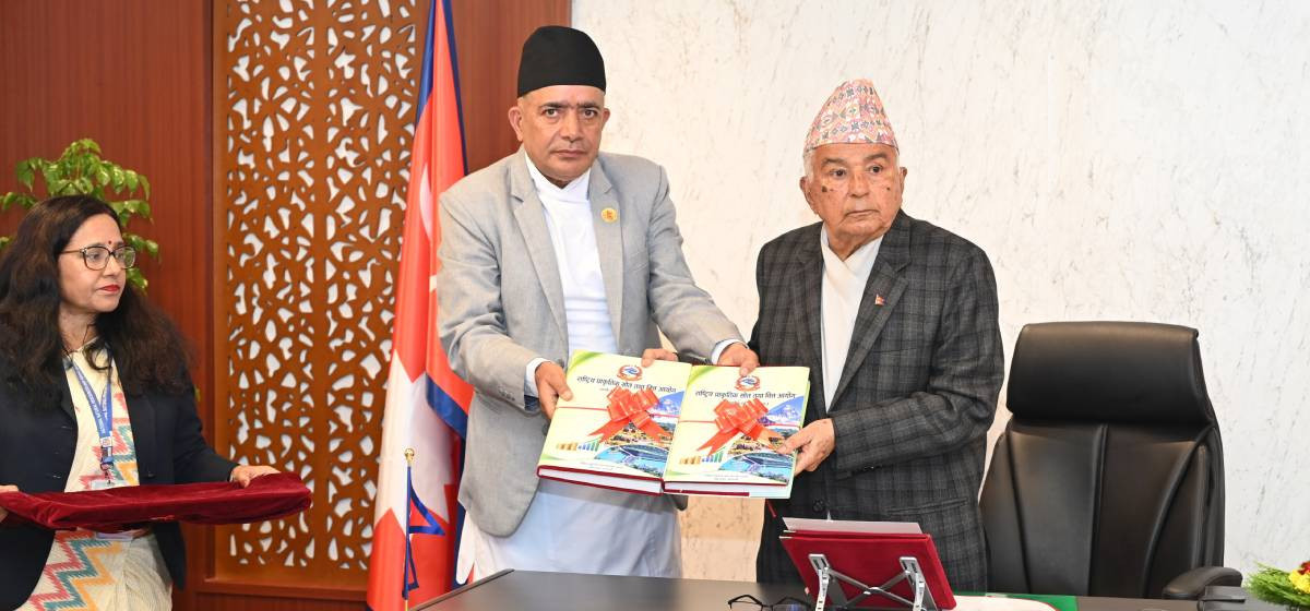 राष्ट्रपतिसमक्ष वित्त आयोगको वार्षिक प्रतिवेदन प्रस्तुत 1