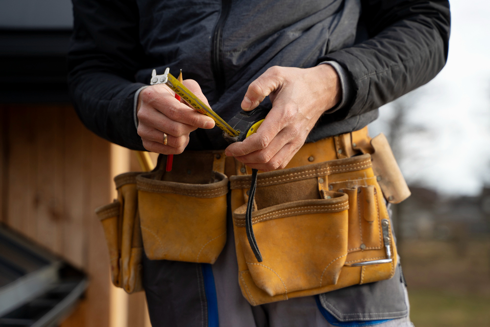 Roofer worker