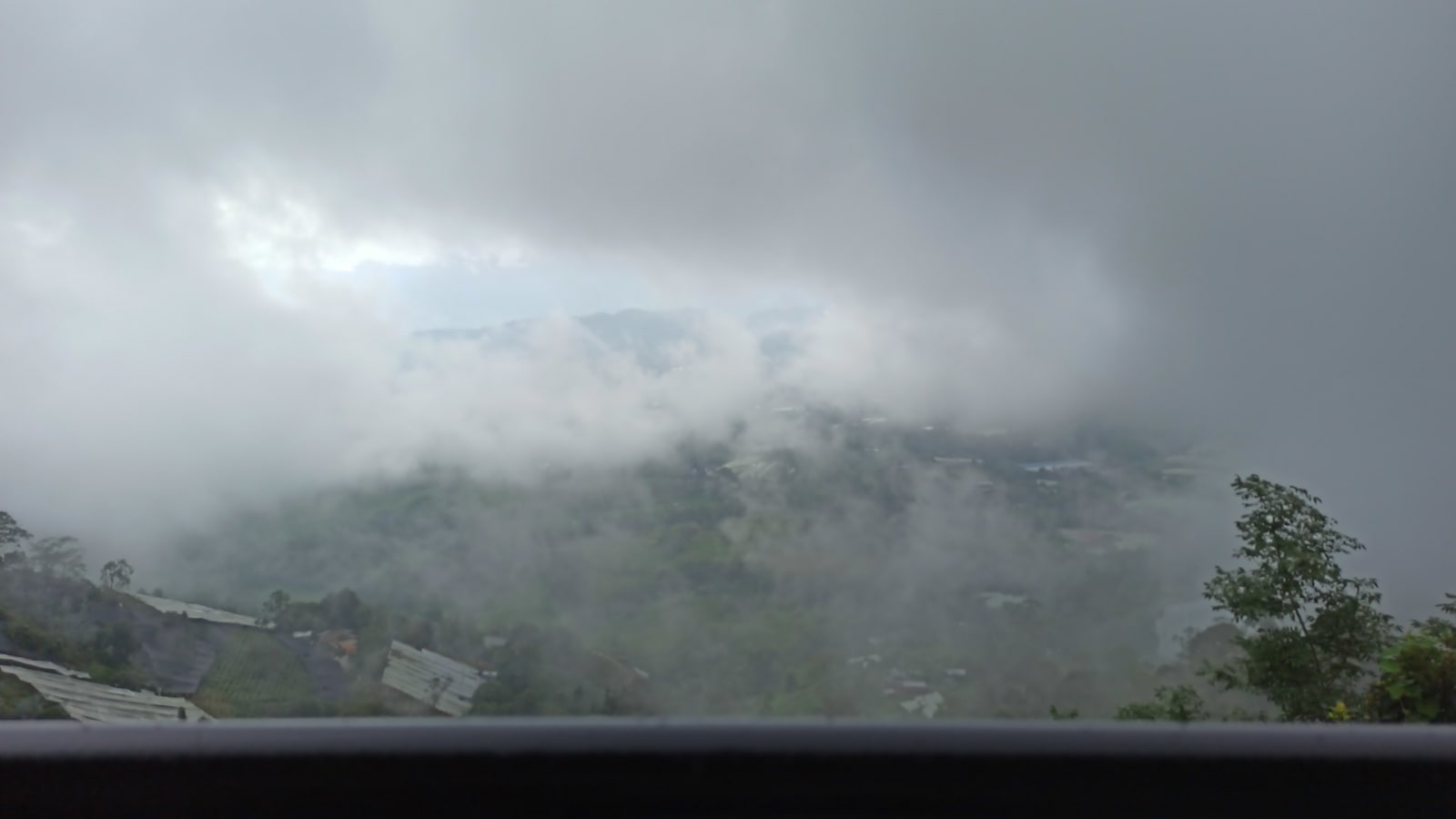 Panorámica del valle verde de Cundinamarca