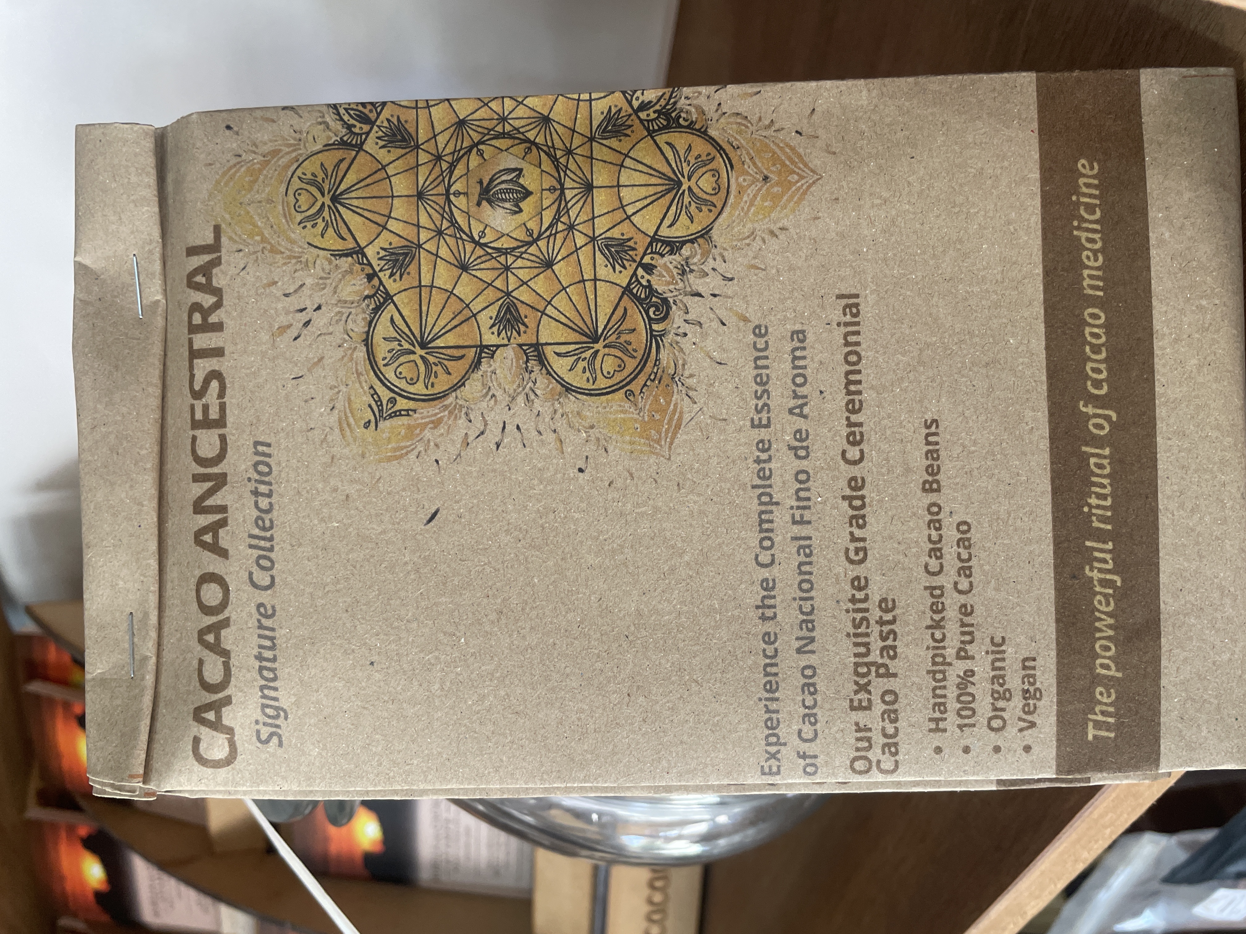 Cacao rústica ceremonial 300 gr