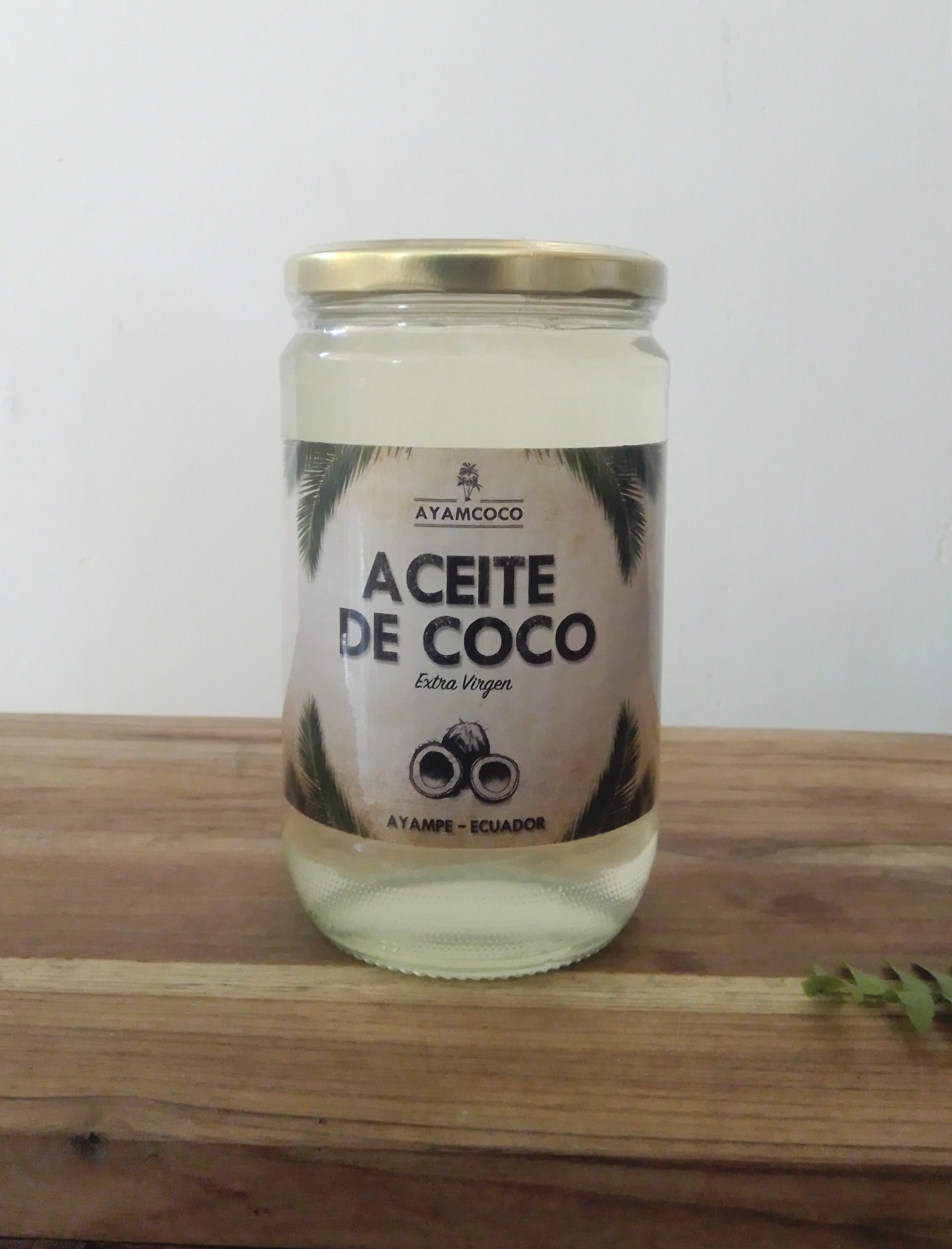 Aceite de coco grande ayamcoco