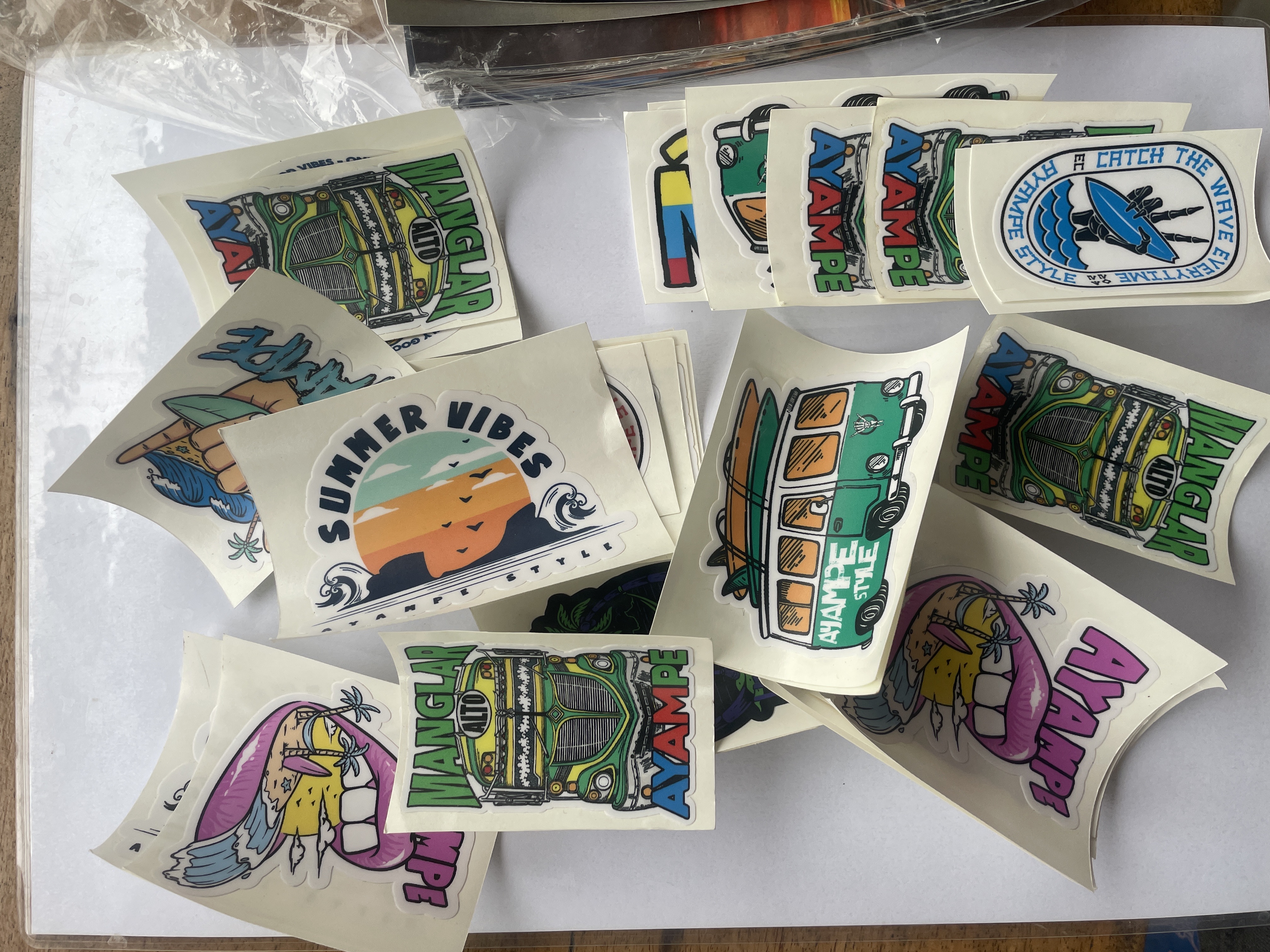 Sticker Ayampe style