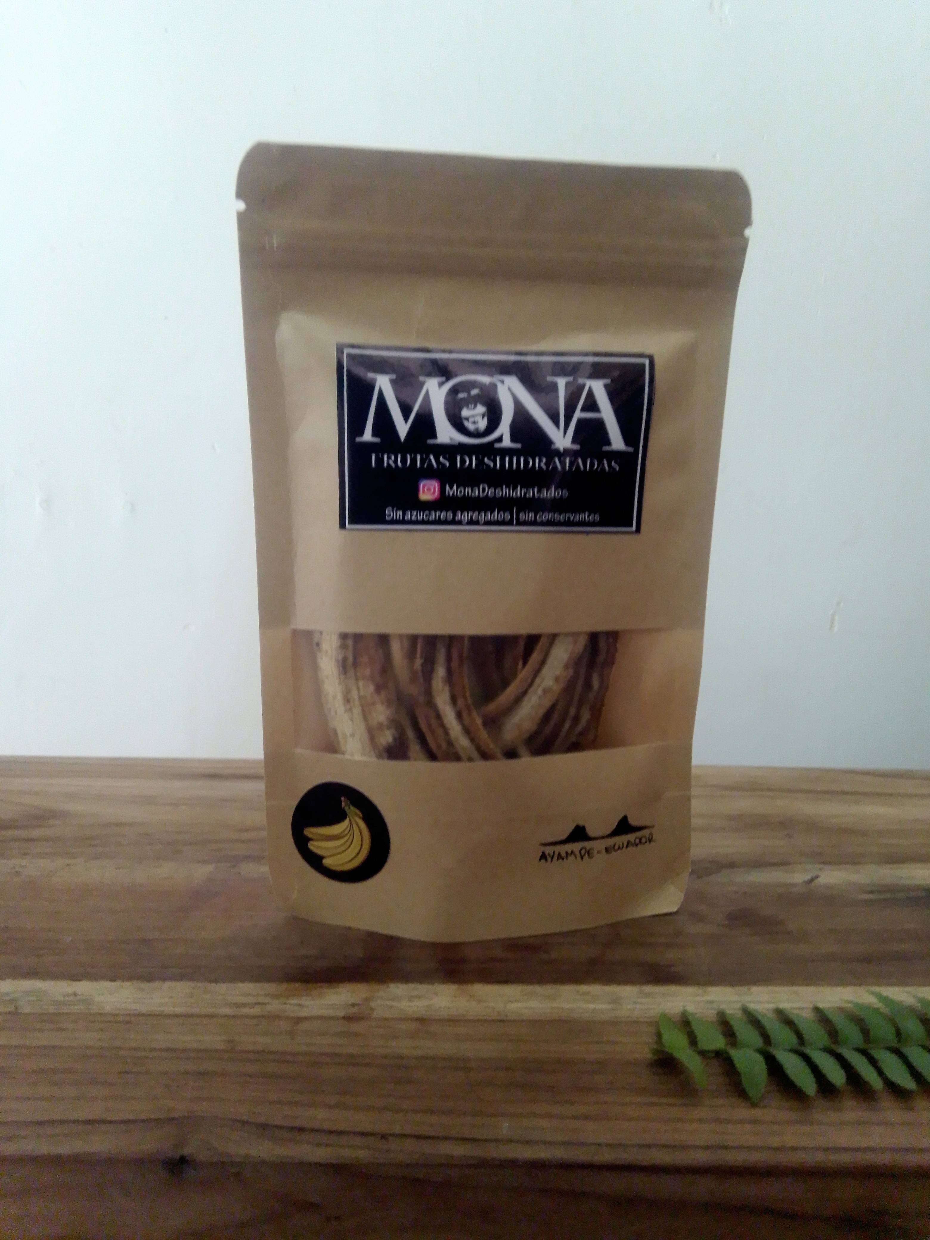 Banana deshidratada mini Mona