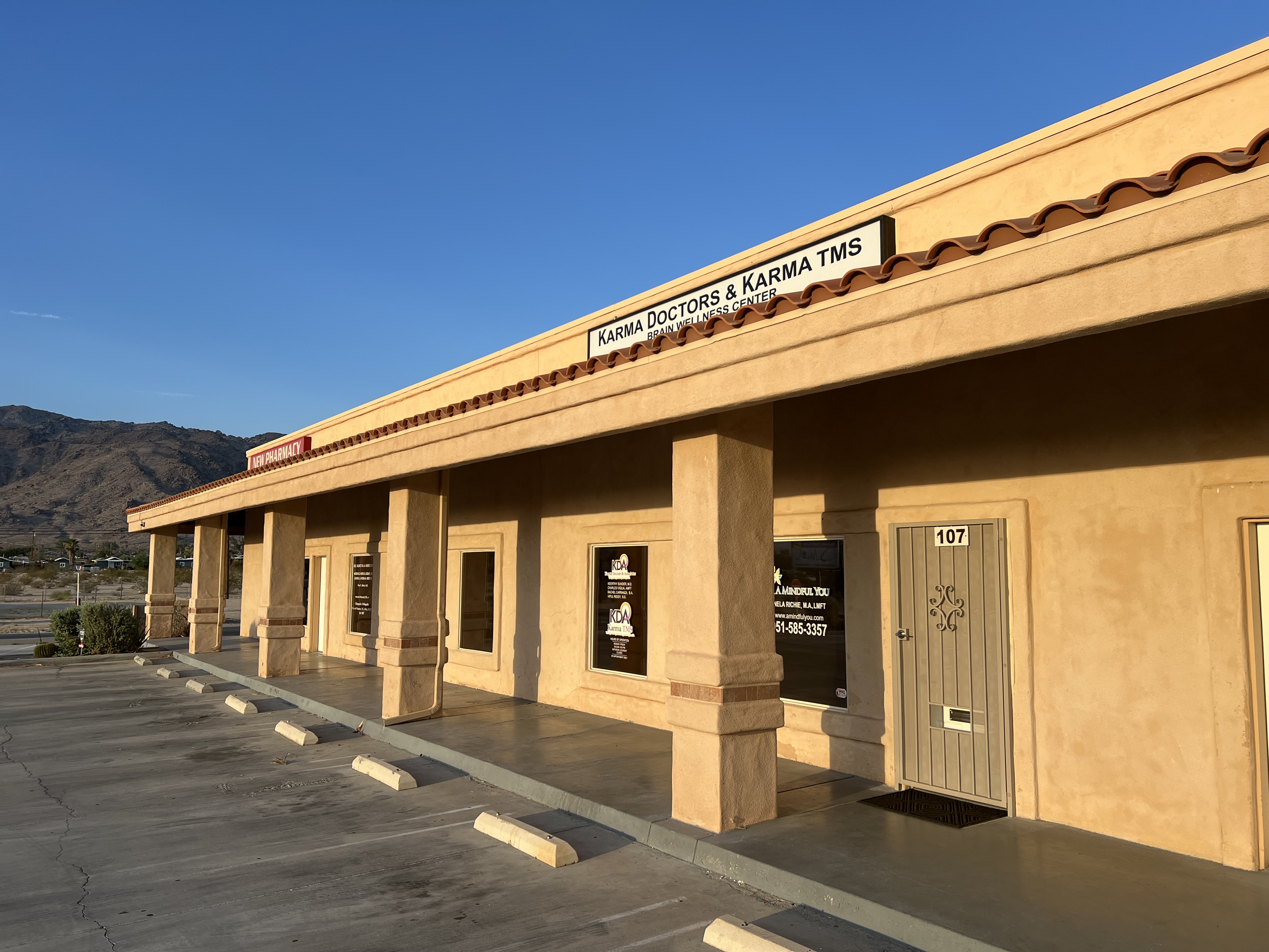 Advanced TMS therapy equipment at Twentynine Palms facility