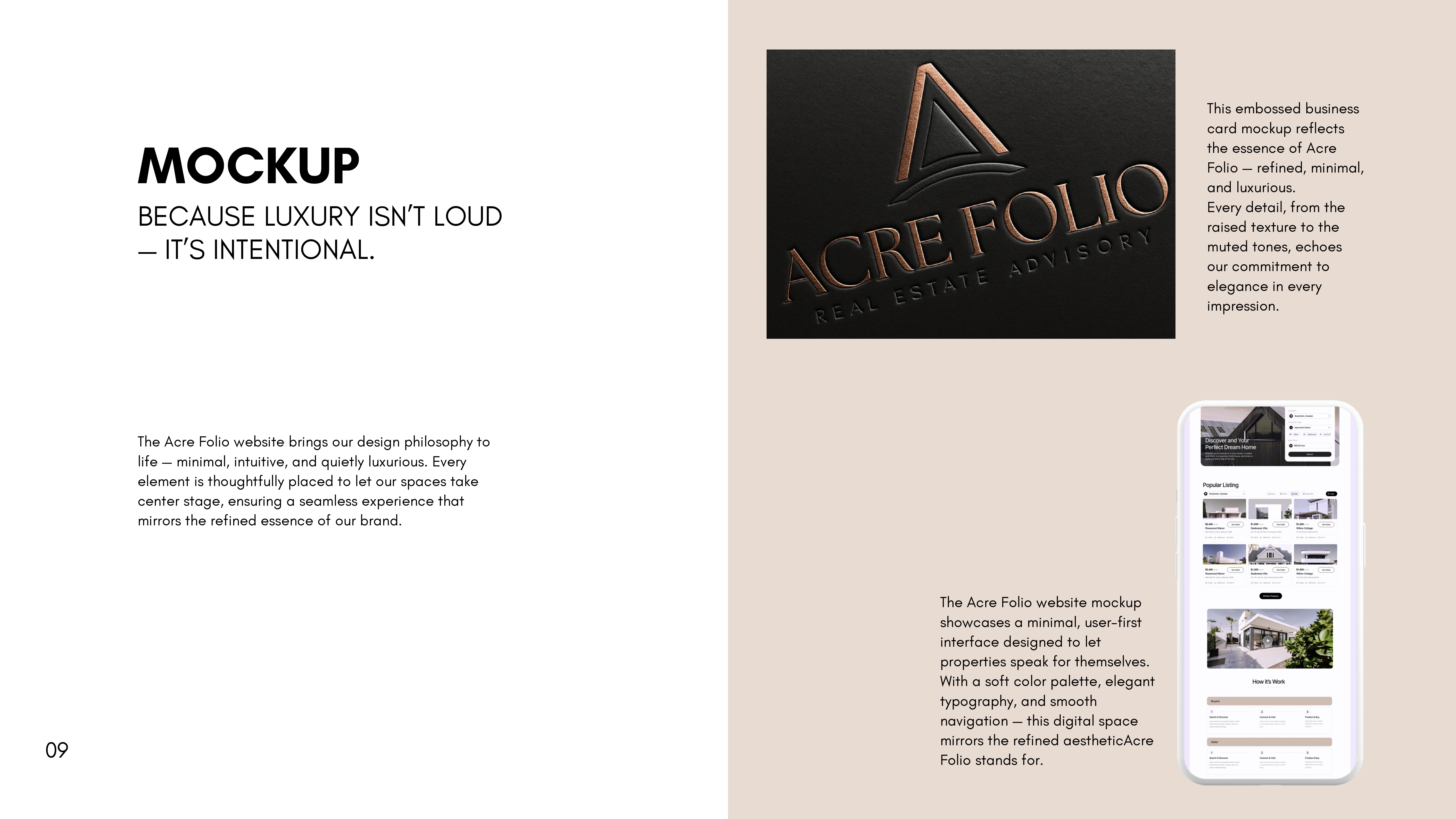 Acre Folio — Brand Application