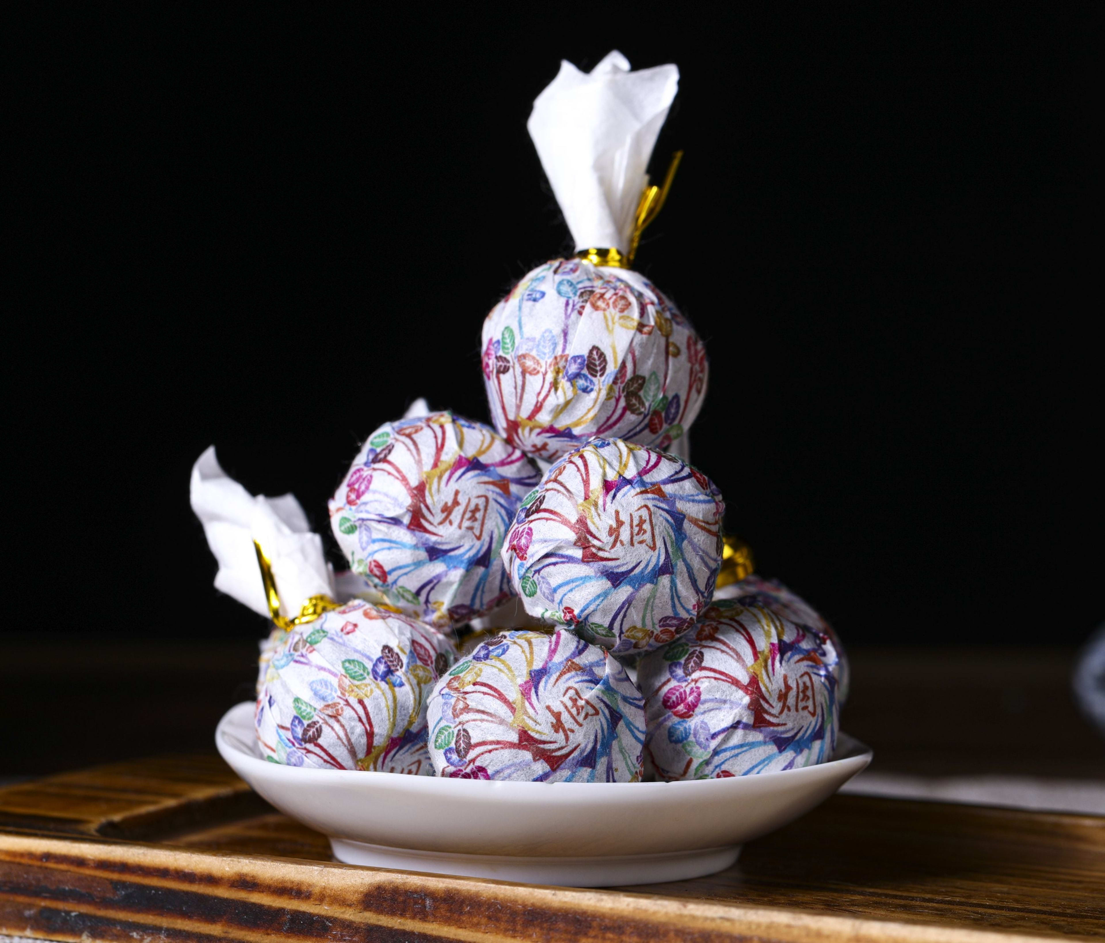 Smoky Dragon Balls Aged Raw Pu-erh Tea