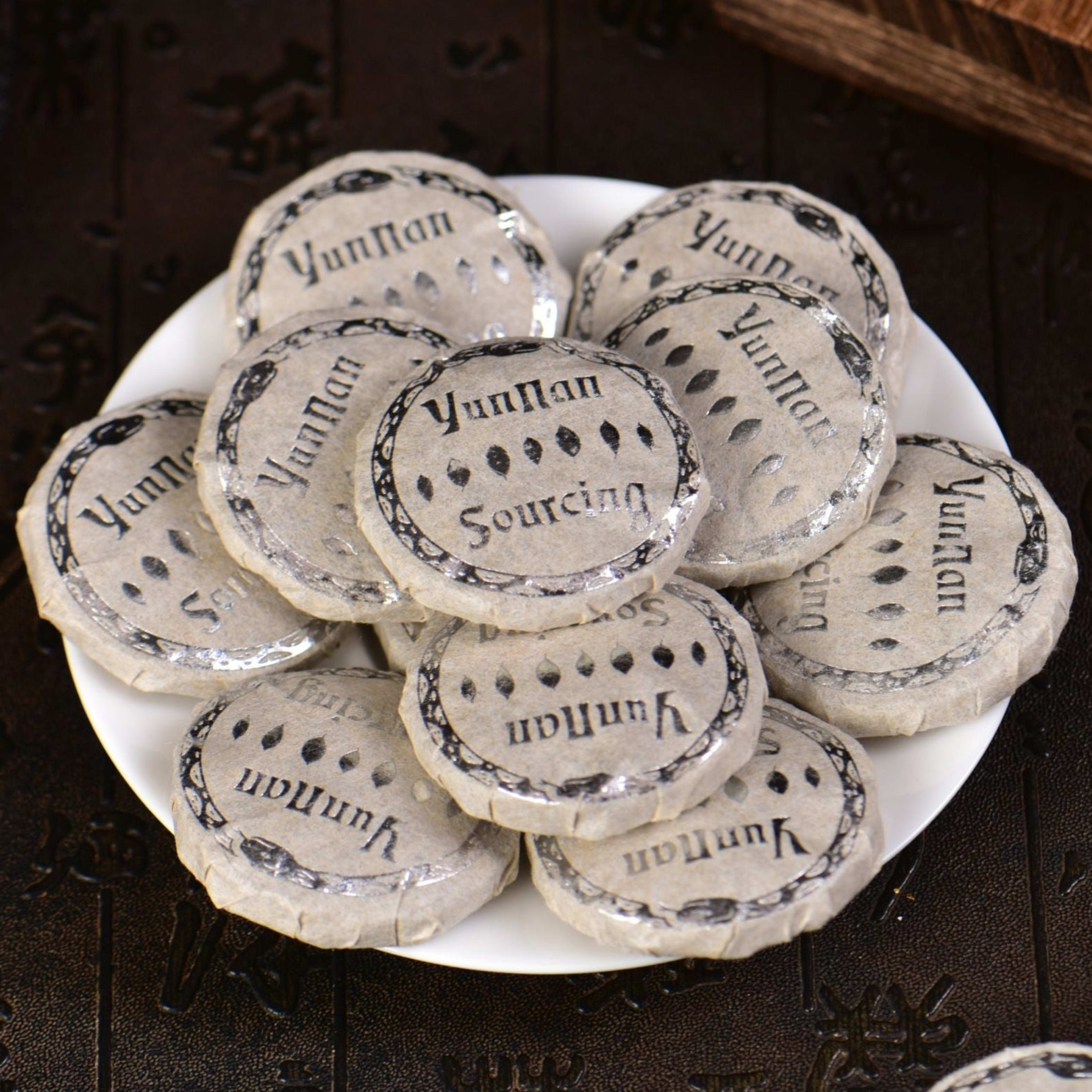 2025 Yunnan Sourcing "Silver Label" Wild Arbor White Tea Mini Cakes