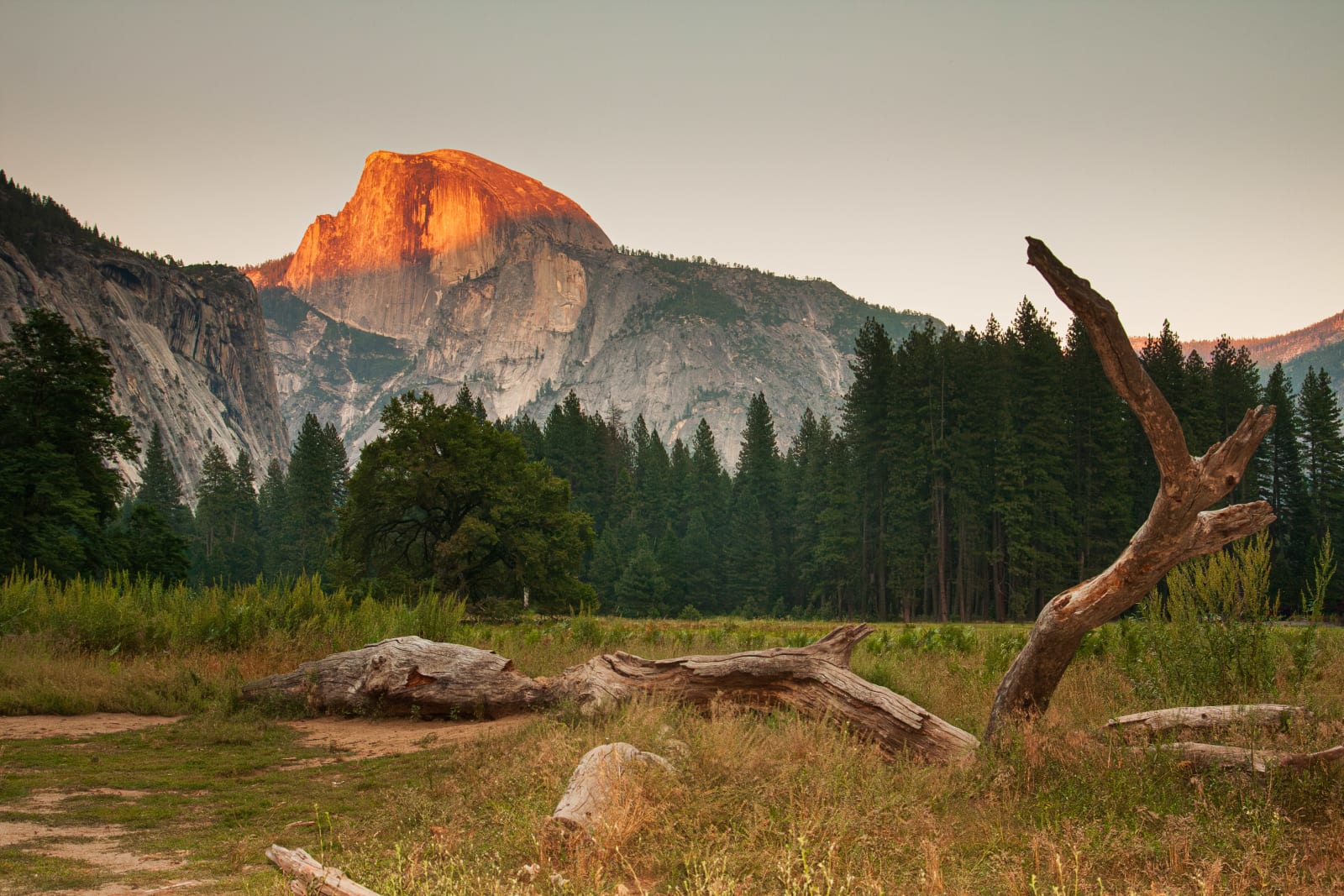 Sunset Over Half Dome