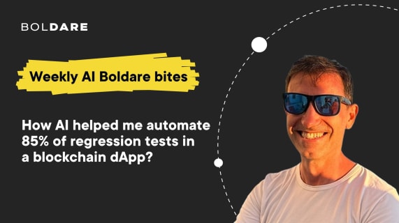 When the Specification Became the Test: AI as a QA Agent in a Blockchain dApp