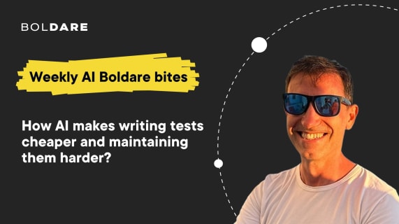 This week’s AI Bite: AI Agents Write Tests. Who Fixes Them?