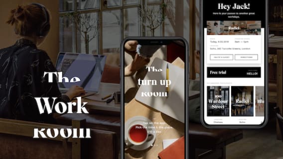 How the Work Room app mixes with London's coworking scene