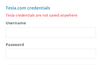 One of applications using user credentials - TeslaSpy.com