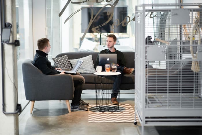 Development team at work