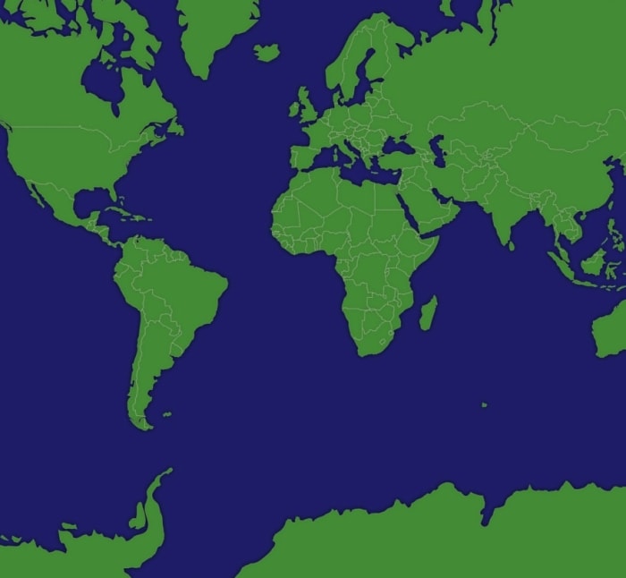 Web Mercator projection
