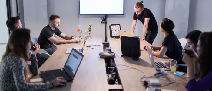 team meeting at Boldare