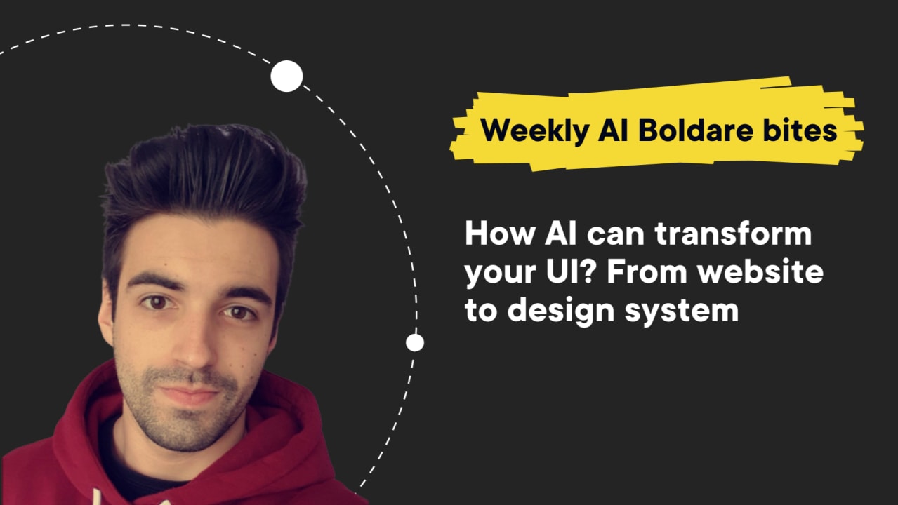 This week’s AI Bite: AI and design – Automatic generation of design systems from existing websites