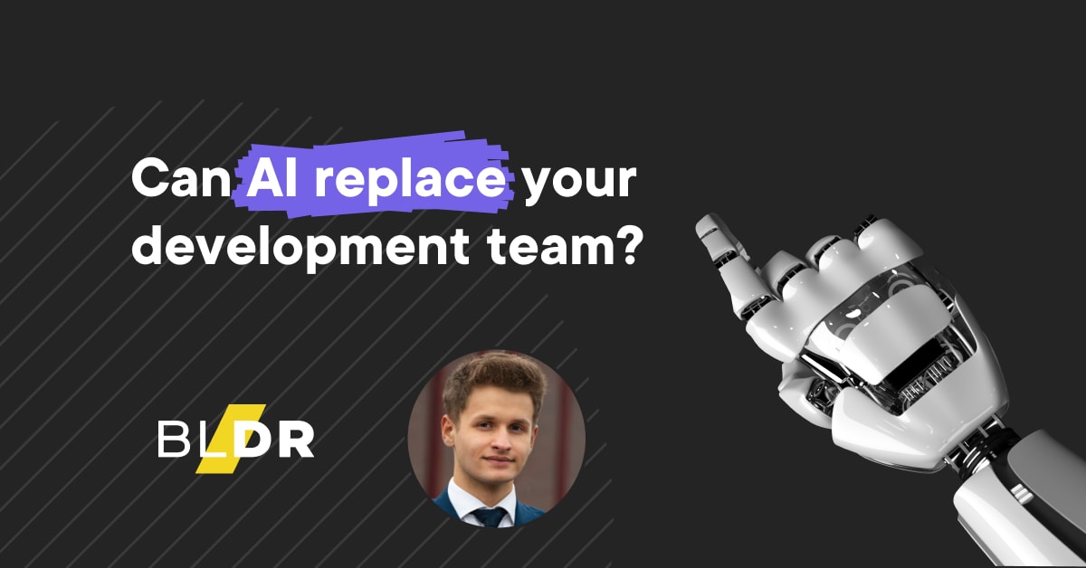 Can AI replace your development team?
