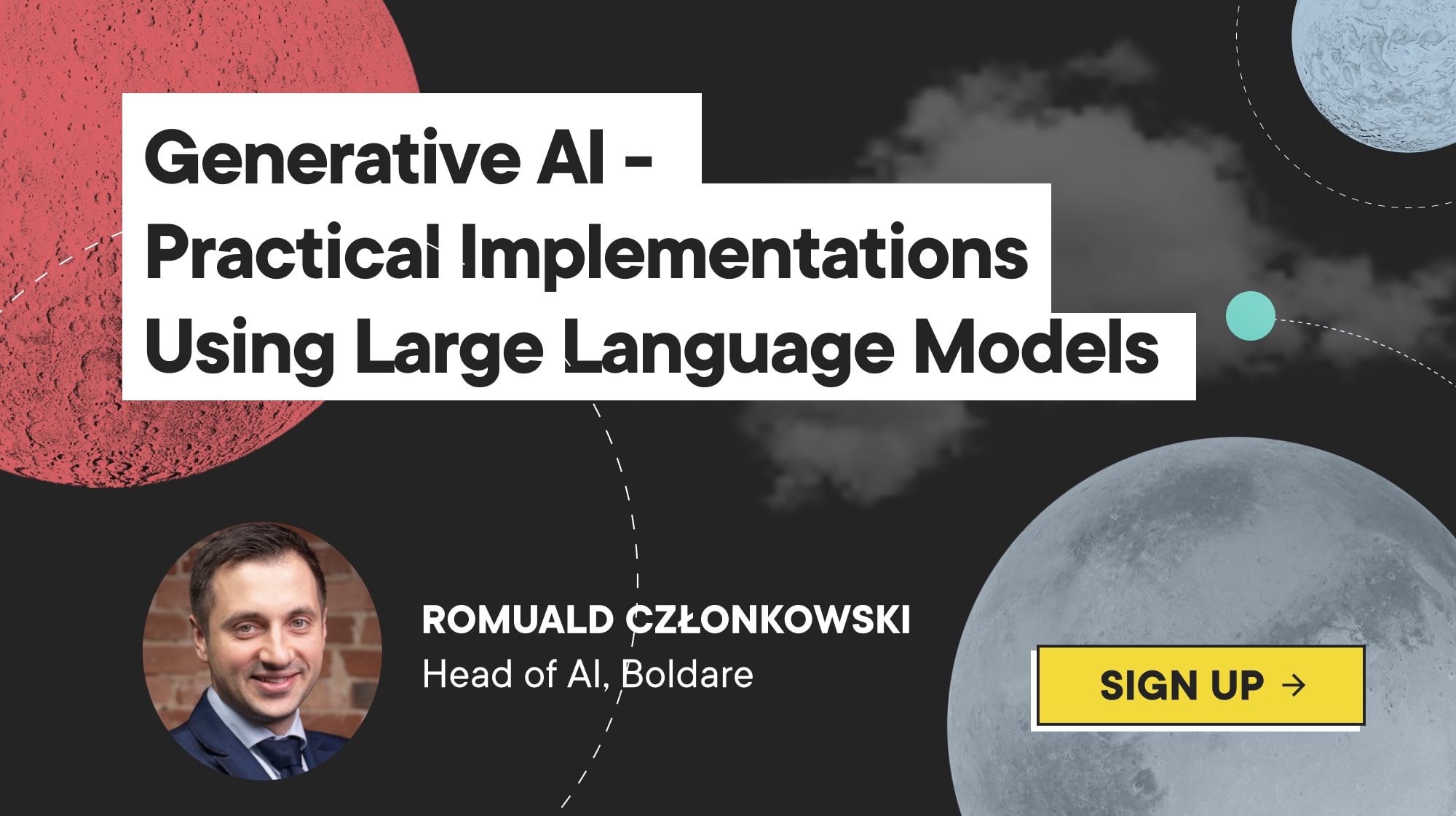 Practical Implementations of Generative AI: Join Romuald Członkowski’s Seminar in Kraków or Online