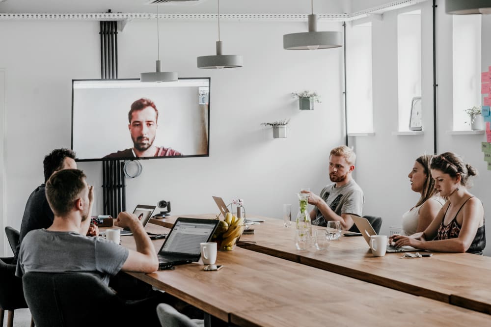 Our team during retrospective meeting