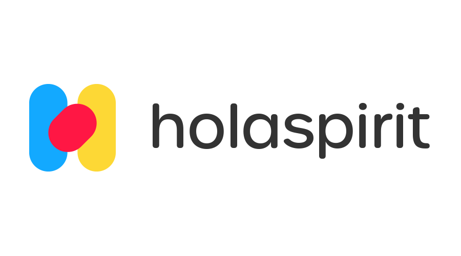 Holaspirit logo — stylized text in a modern, clean font representing the Holaspirit brand
