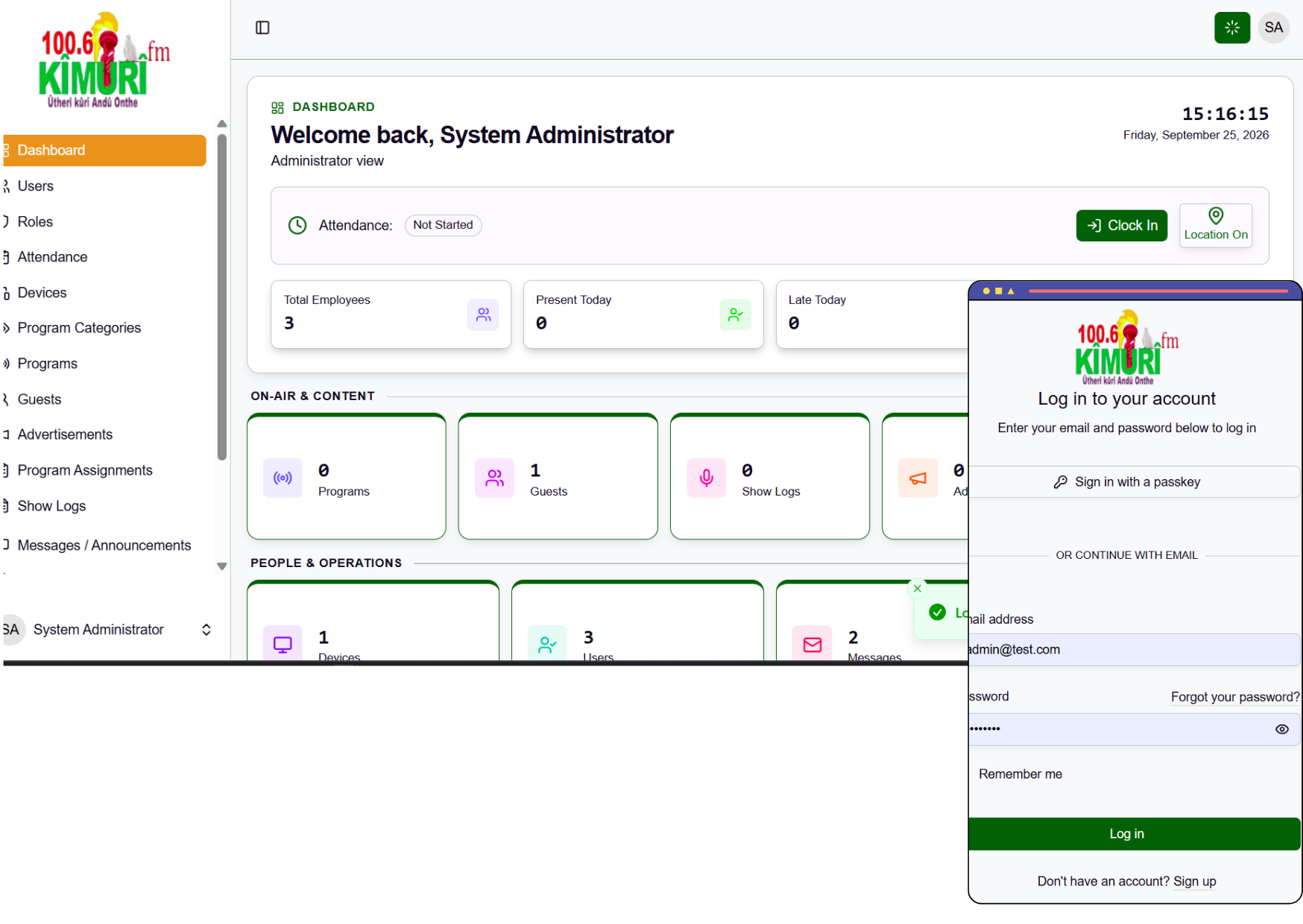 Radio Management System - Broadcast scheduling platform by SeadzTech