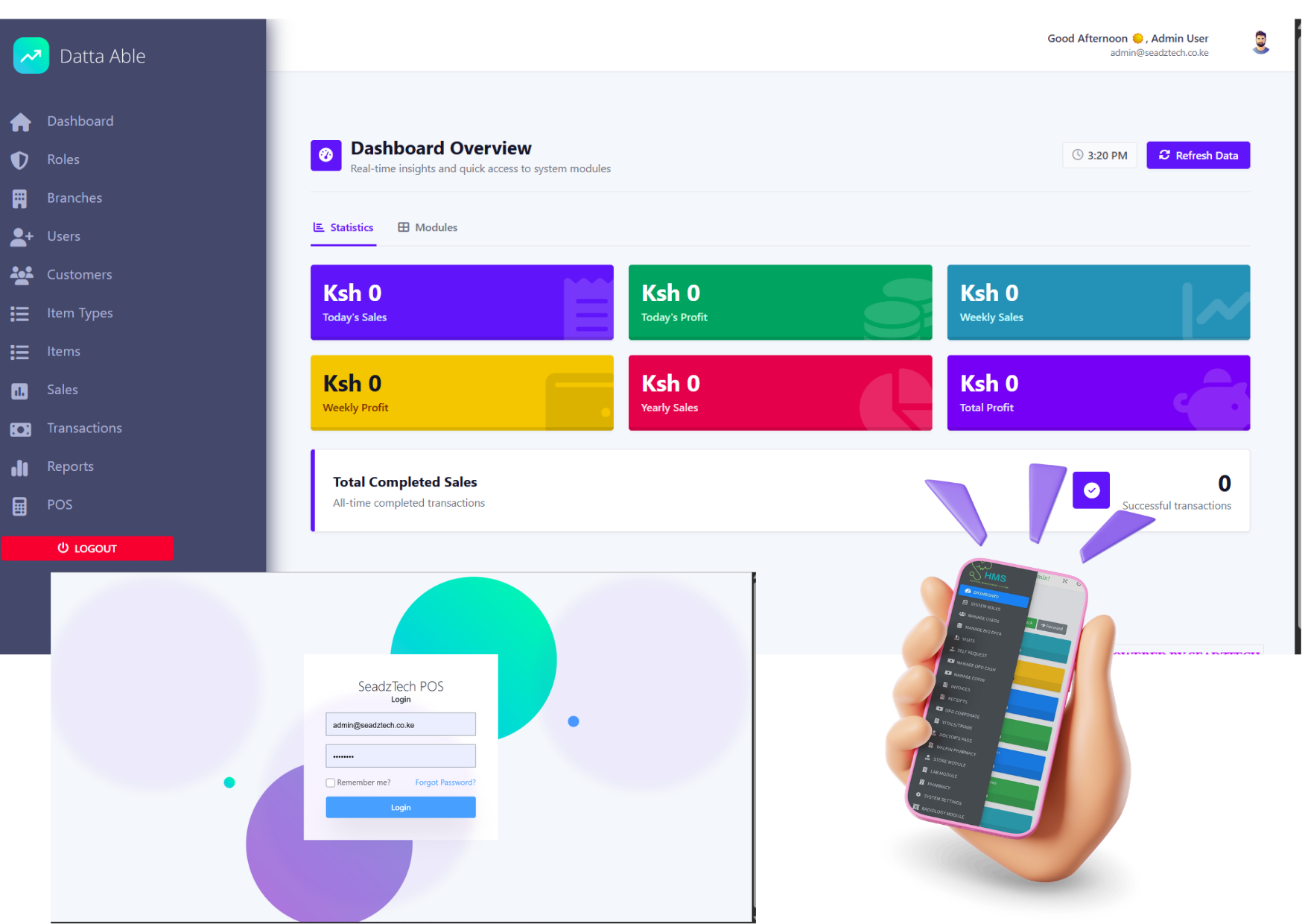 POS System - Point of sale solution by SeadzTech