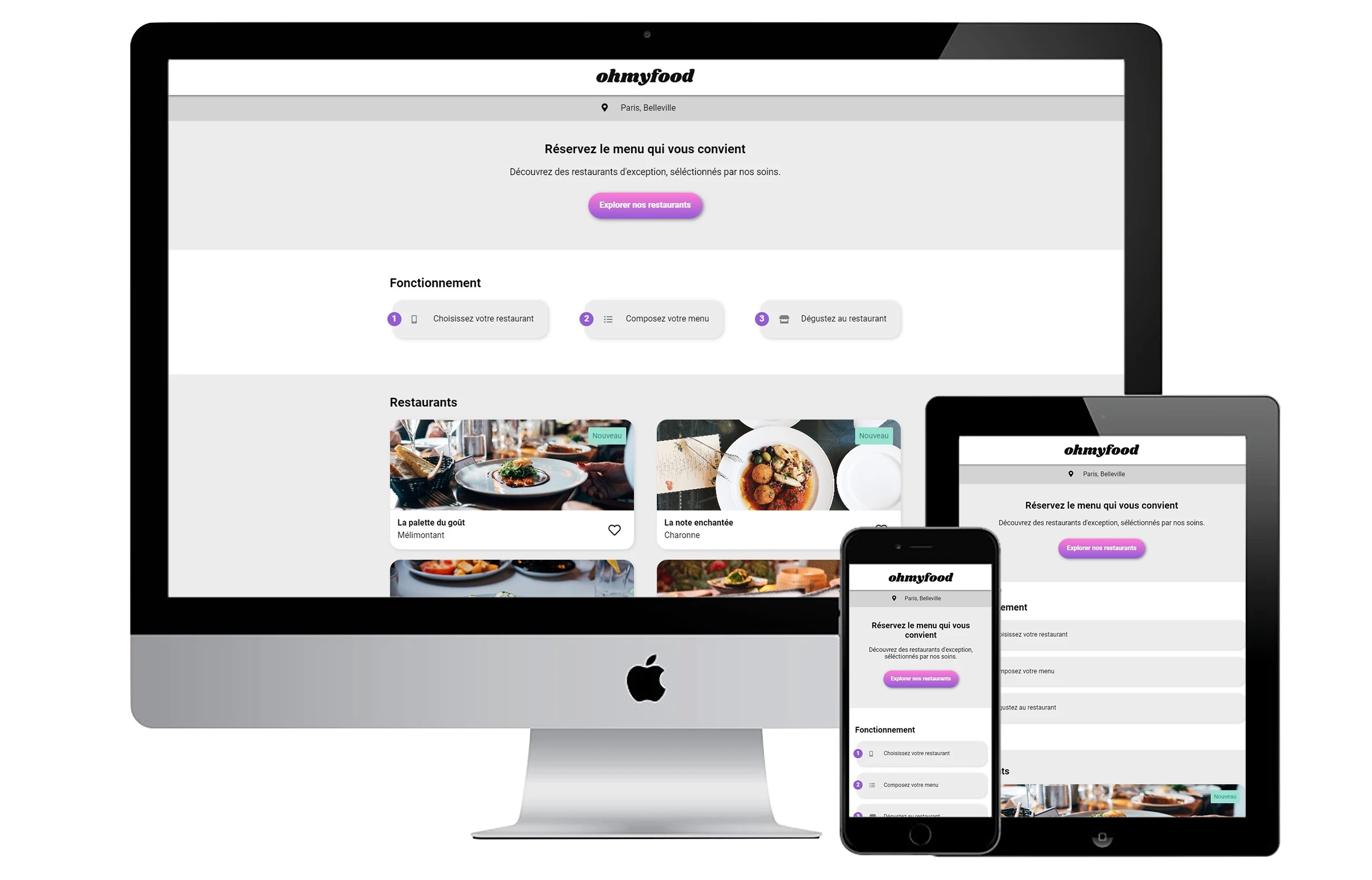 Oh My Food - OpenClassrooms Mathilde Hétru