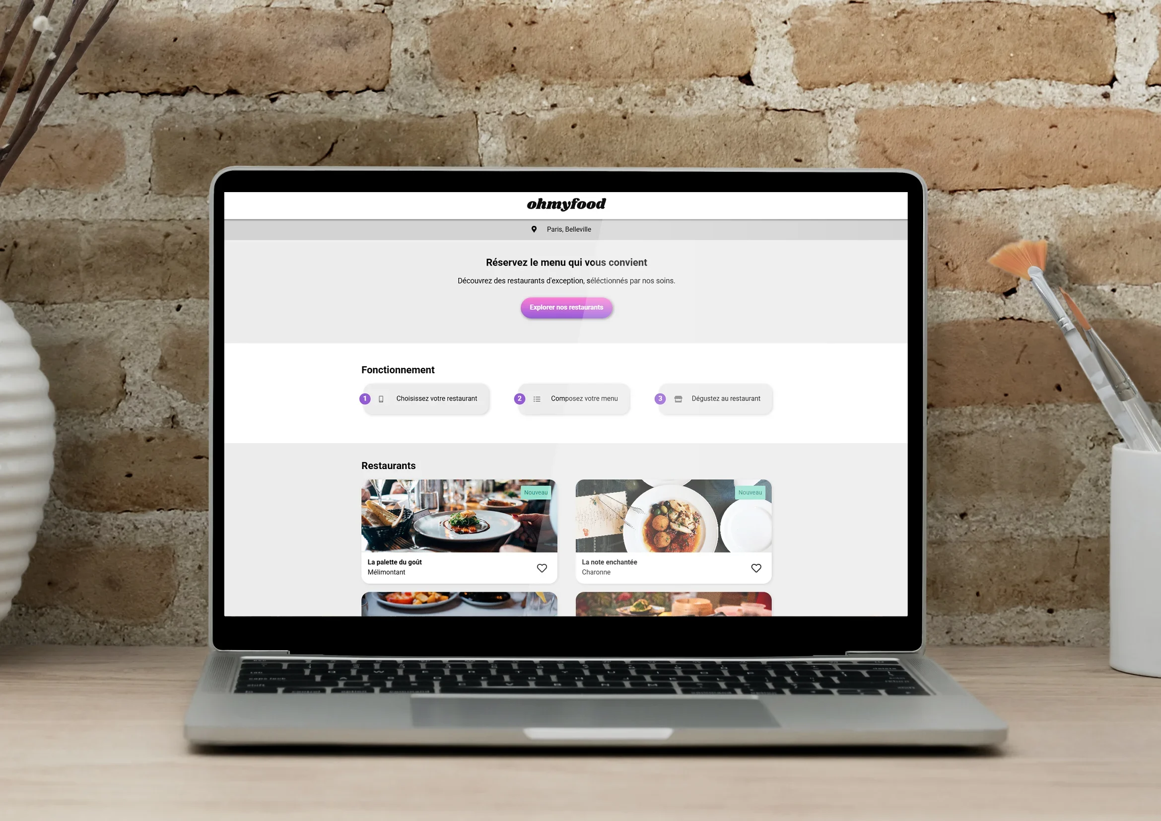 Oh My Food - OpenClassrooms Mathilde Hétru