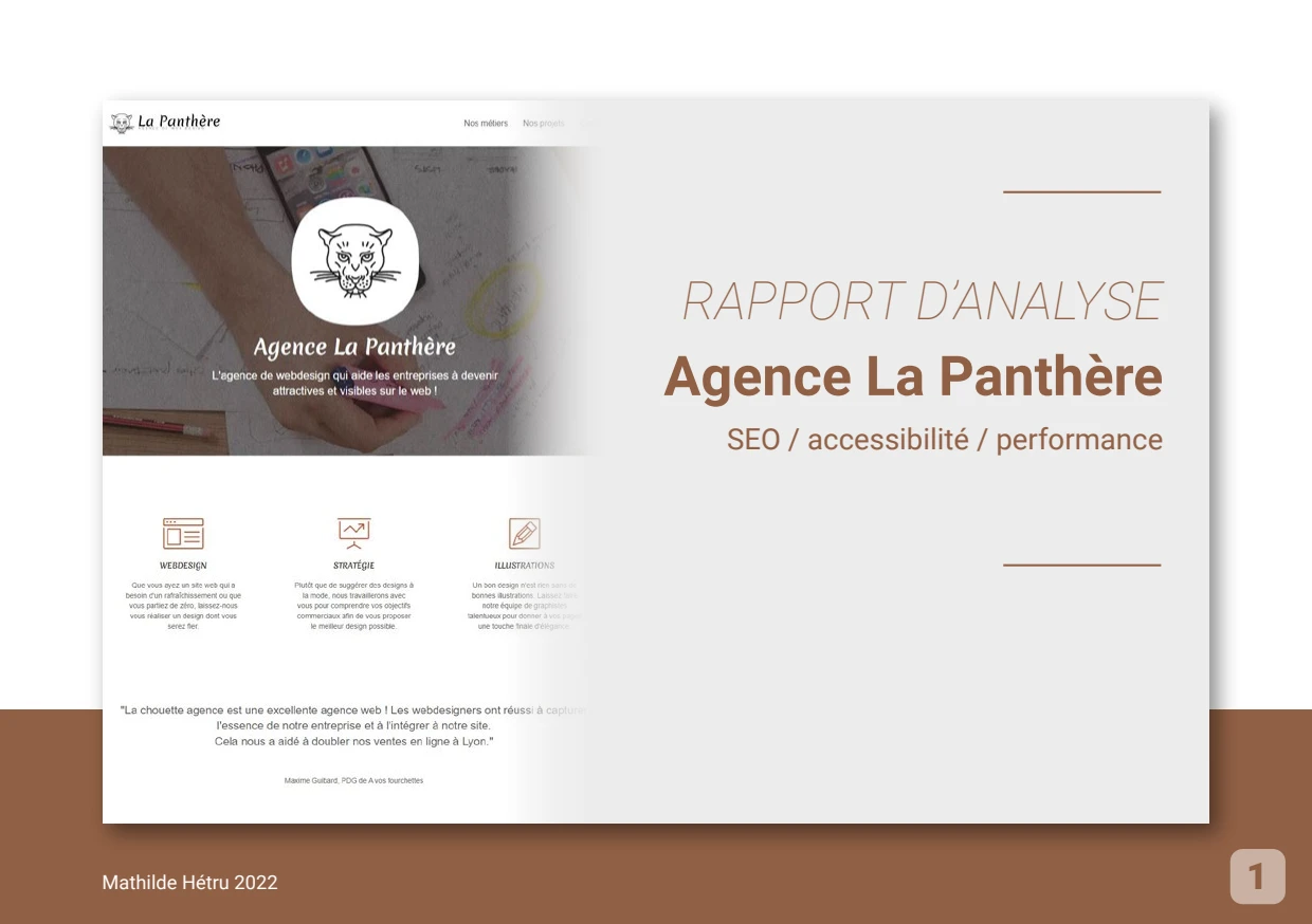 La Panthère - OpenClassrooms Mathilde Hétru