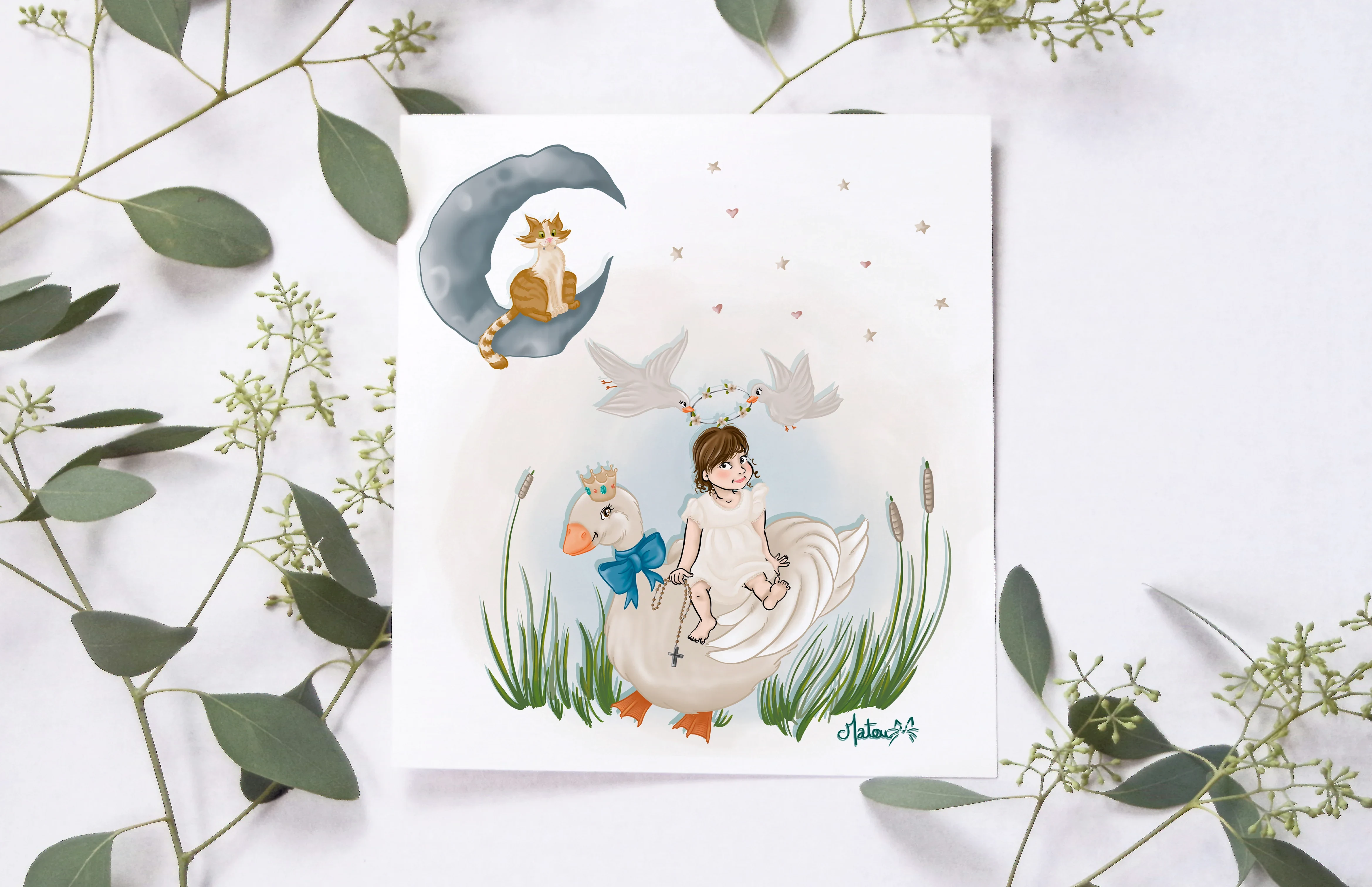 Faire-part, invitations, tableau pour événements Mathilde Hétru