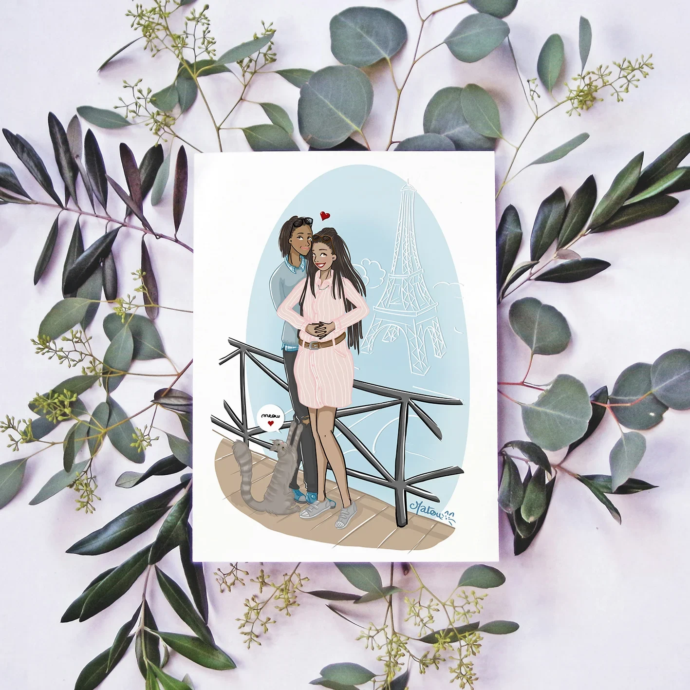 Faire-part, invitations, tableau pour événements Mathilde Hétru