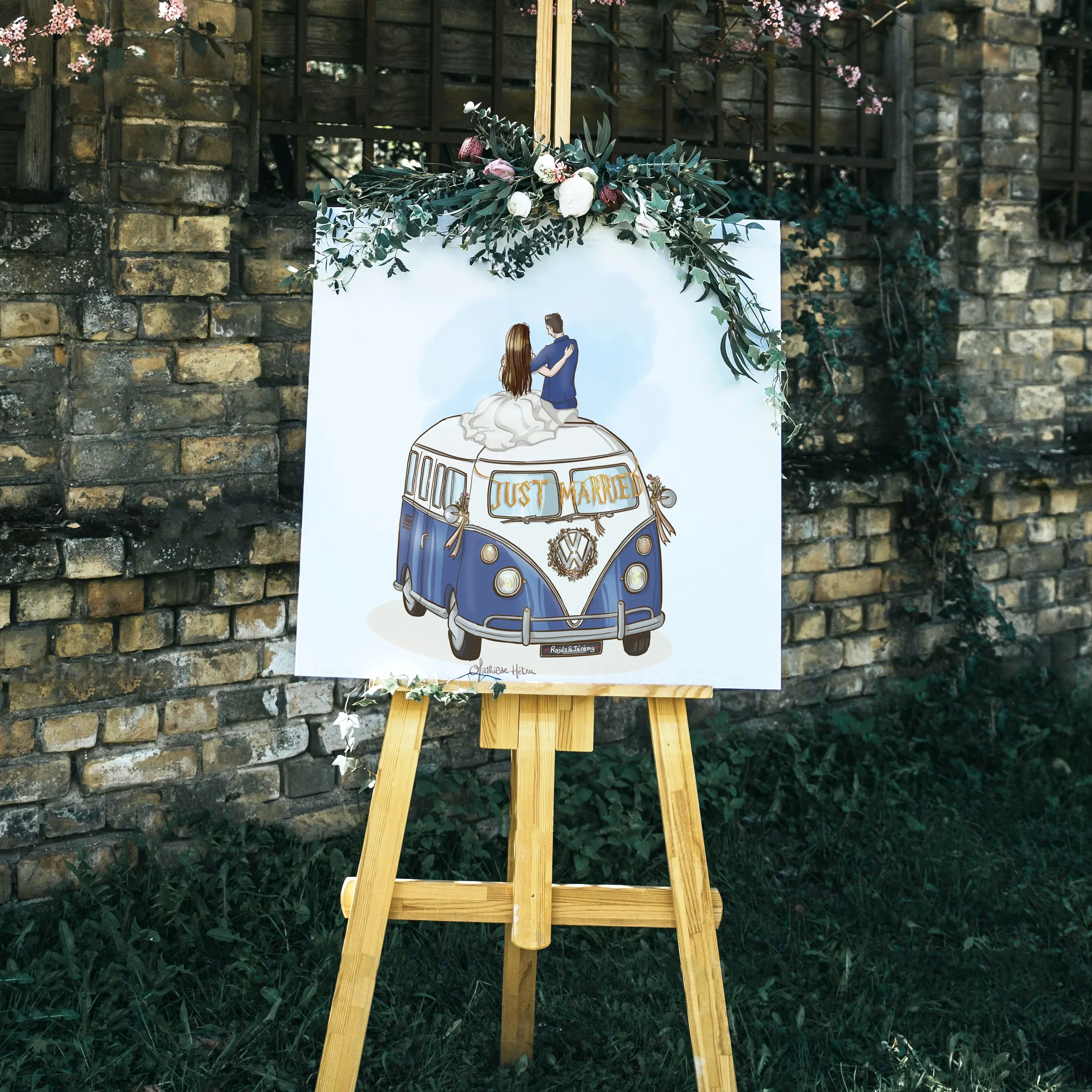 Faire-part, invitations, tableau pour événements Mathilde Hétru