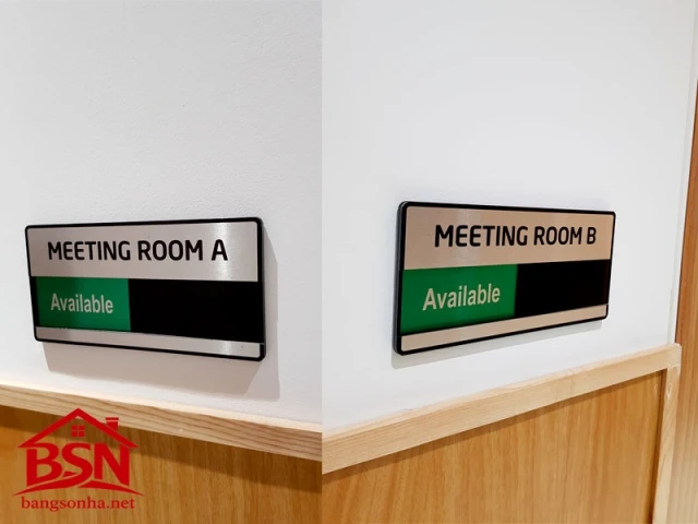 Bảng tên phòng Alu cao cấp uy tín bền đẹp hiện đại dành cho môi trường chuyên nghiệp