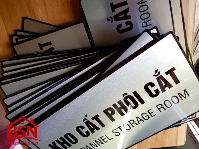 Bảng tên phòng Alu đẹp cao cấp hiện đại uy tín bền chắc cho nhiều loại công trình