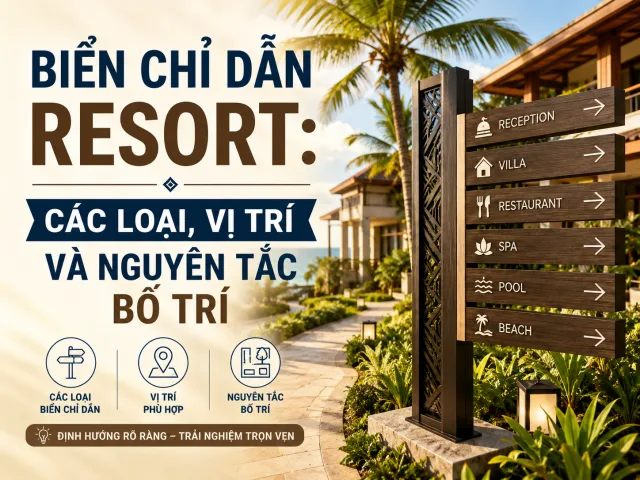 Biển Chỉ Dẫn Resort