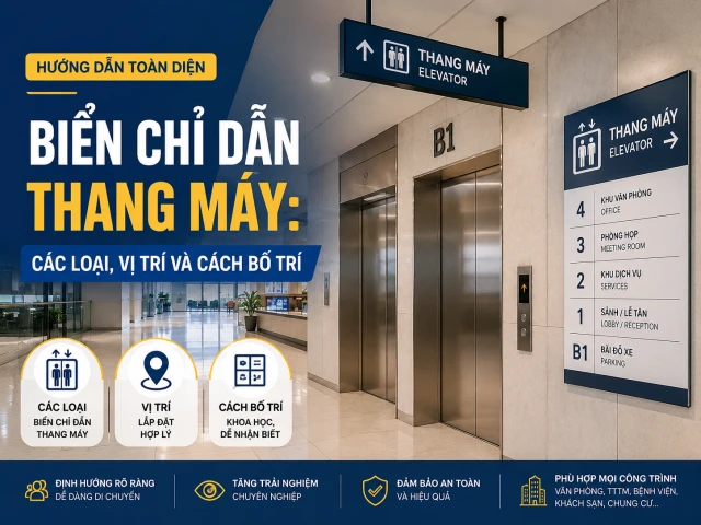 Biển Chỉ Dẫn Thang Máy