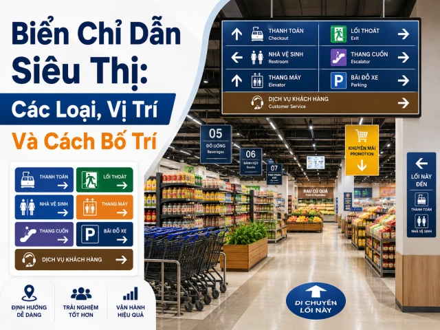 Biển Chỉ Dẫn Siêu Thị