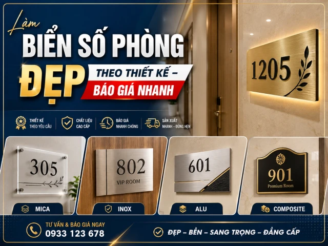 Làm Biển Số Phòng