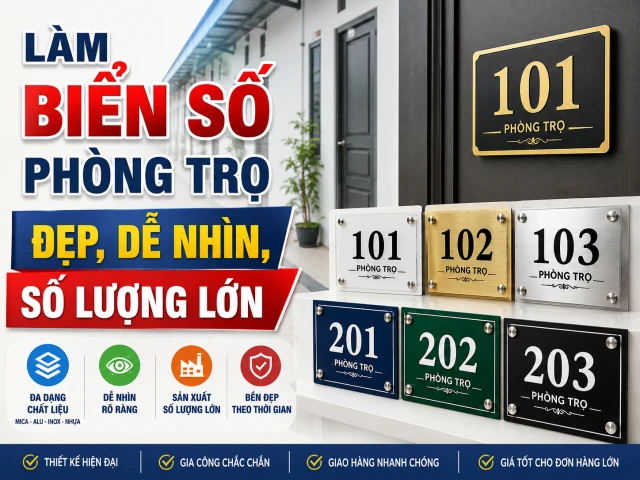 Biển Số Phòng Trọ