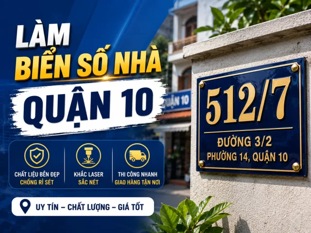 Làm Biển Số Nhà Quận 10
